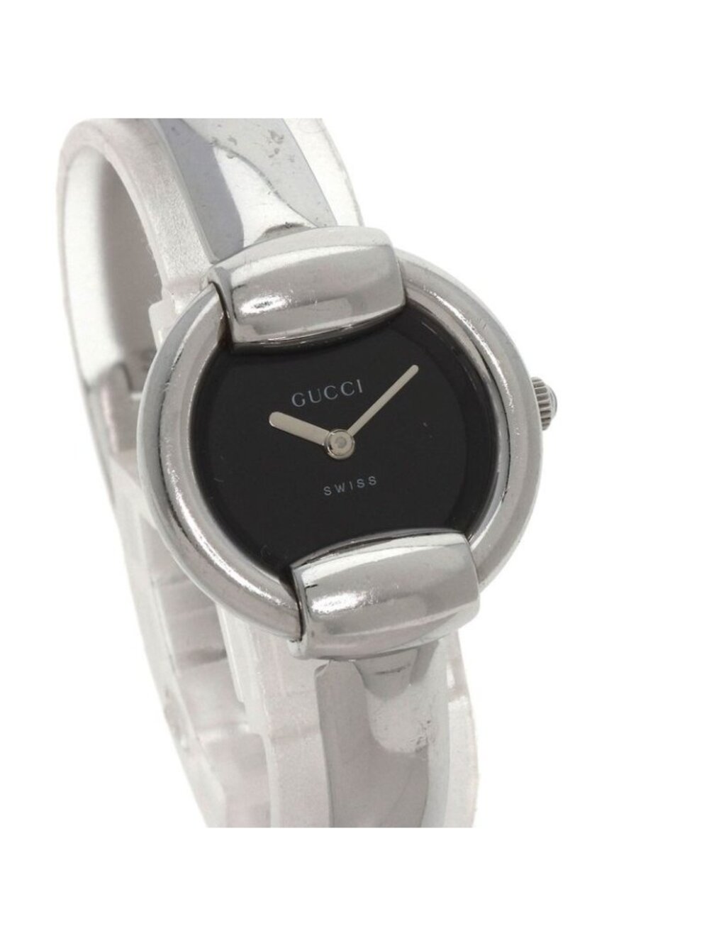 Gucci Round Face Bangle Watch SS - Picture 4 of 15